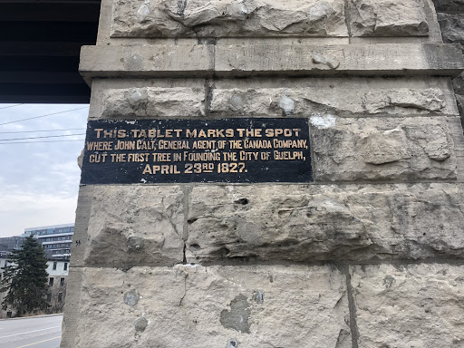The Tablet marks the spot where John Galt, General Agent of the Canada Company, cut the first tree in founding the city of Guelph, April 23rd 1827Submitted by Paul Mackey 
