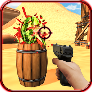 Download Watermelon Gun Shooting 3D: Fruit Shooter FPS Game For PC Windows and Mac