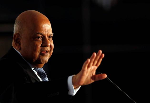 Former finance minister Pravin Gordhan. File photo.