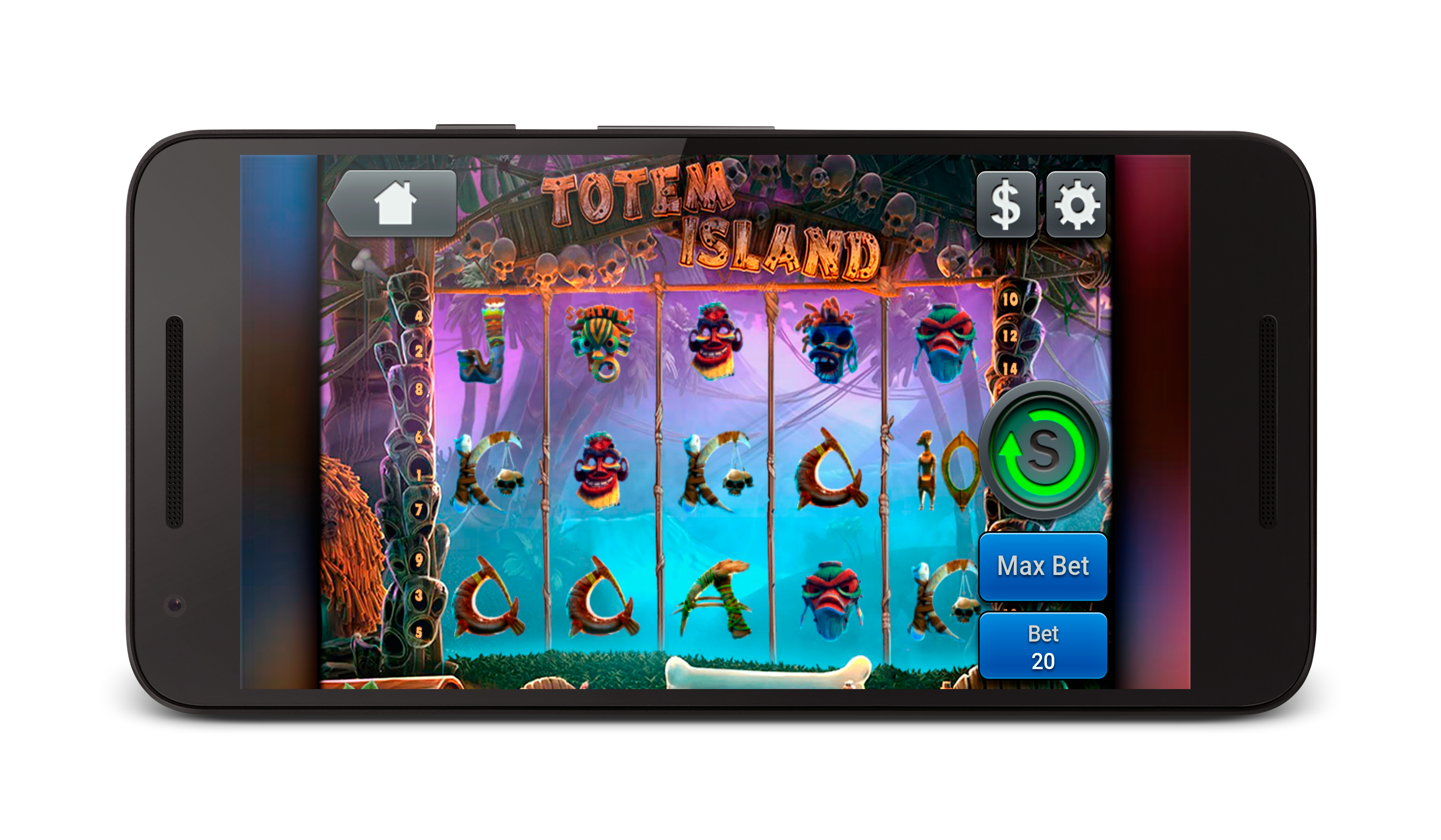 Android application Pobeda slot machines screenshort