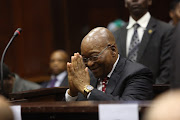 Former president Jacob Zuma appears in the Durban High Court on June 8 2018. He is charged with 16 counts, including fraud‚ corruption and racketeering.