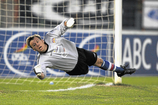 THEN AND NOW: Goalkeeper Grant Johnson Pictures: SIMON MATHEBULA/GALLO IMAGES