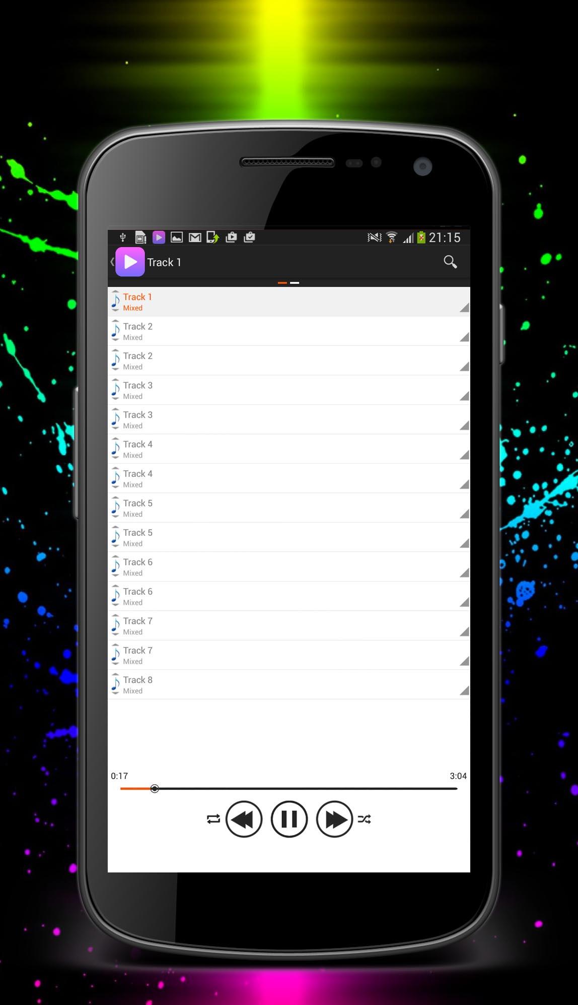 Android application Tube Mp3 Music Player screenshort