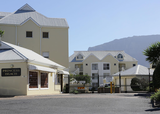 The residential complex in Hout Bay where the father's holiday home is.