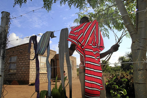 The belts, sticks and a top allegedly used to unleash brutality, which resulted in the death of an eight-year-old girl from Malungane section of Namakgale township. / ANTONIO MUCHAVE