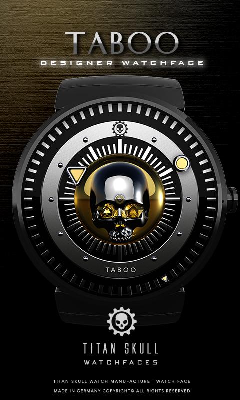 Android application Taboo Watch Face screenshort