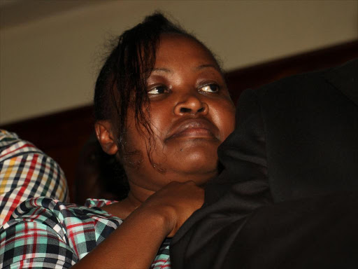 A file photo of Josephine Kabura Irungu at Milimani Law Court. Photo/PHILIP KAMAKYA