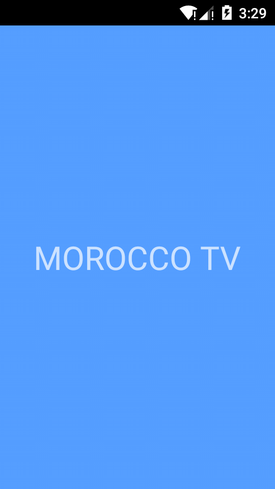 Android application Morocco TV screenshort