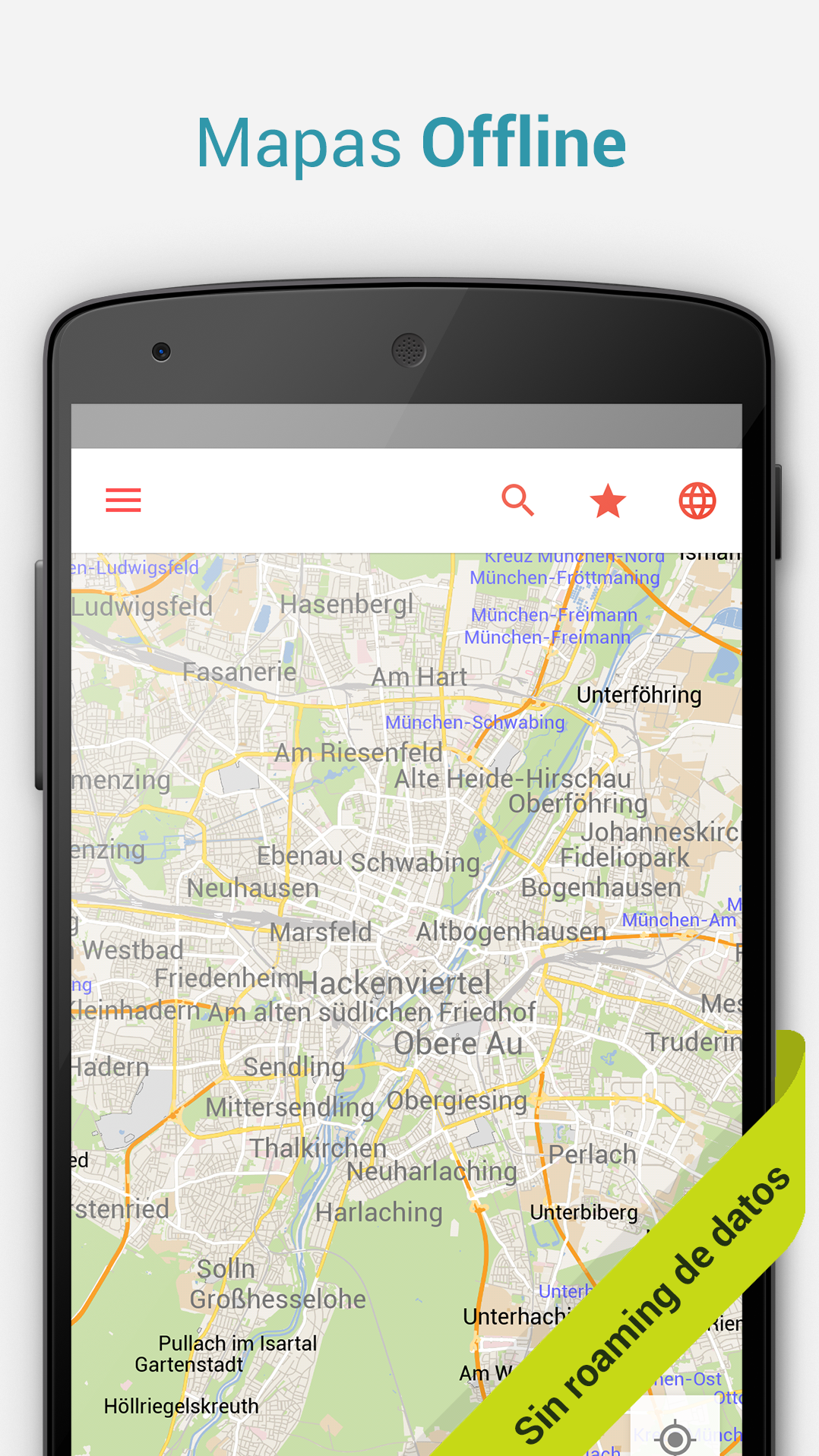 Android application Munich Offline City Map screenshort