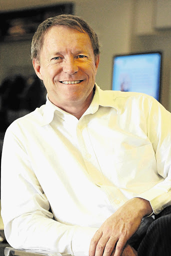 OUT-OF-THE-BOX THINKER: Dawie Roodt, chief economist at the Efficient Group. 'Intellectually I'm a liberal, but emotionally I guess I'm a nationalist,' he says