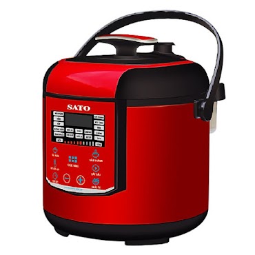 Nồi Áp Suất SATO ST-606PC (6.0L) - Đỏ