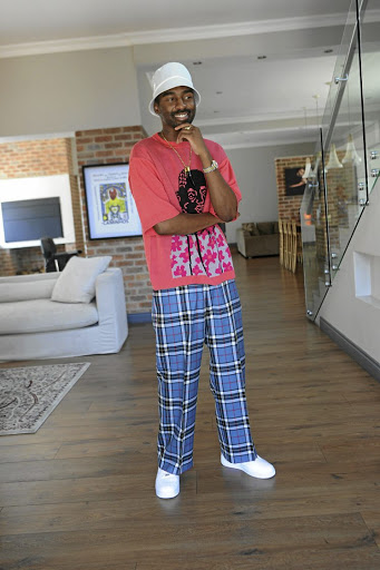 Rapper Riky Rick at his home in Waterfall.