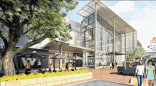 SHOP TILL YOU DROP: An artist's impression of the Cradock Avenue entrance to the new Rosebank Mall