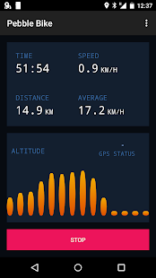 JayPS for Pebble - Bike GPS Screenshot