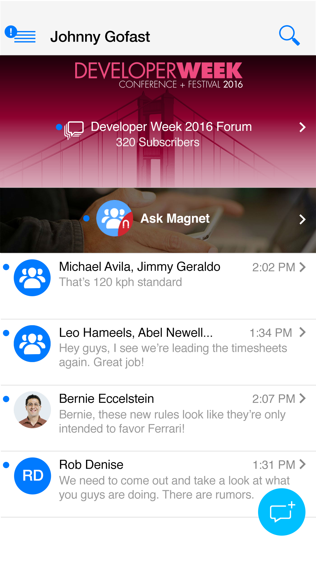 Android application Messenger screenshort