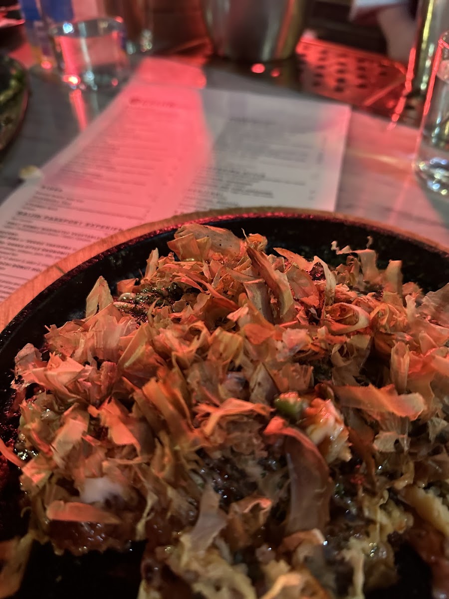 Okonomiyaki with octopus!