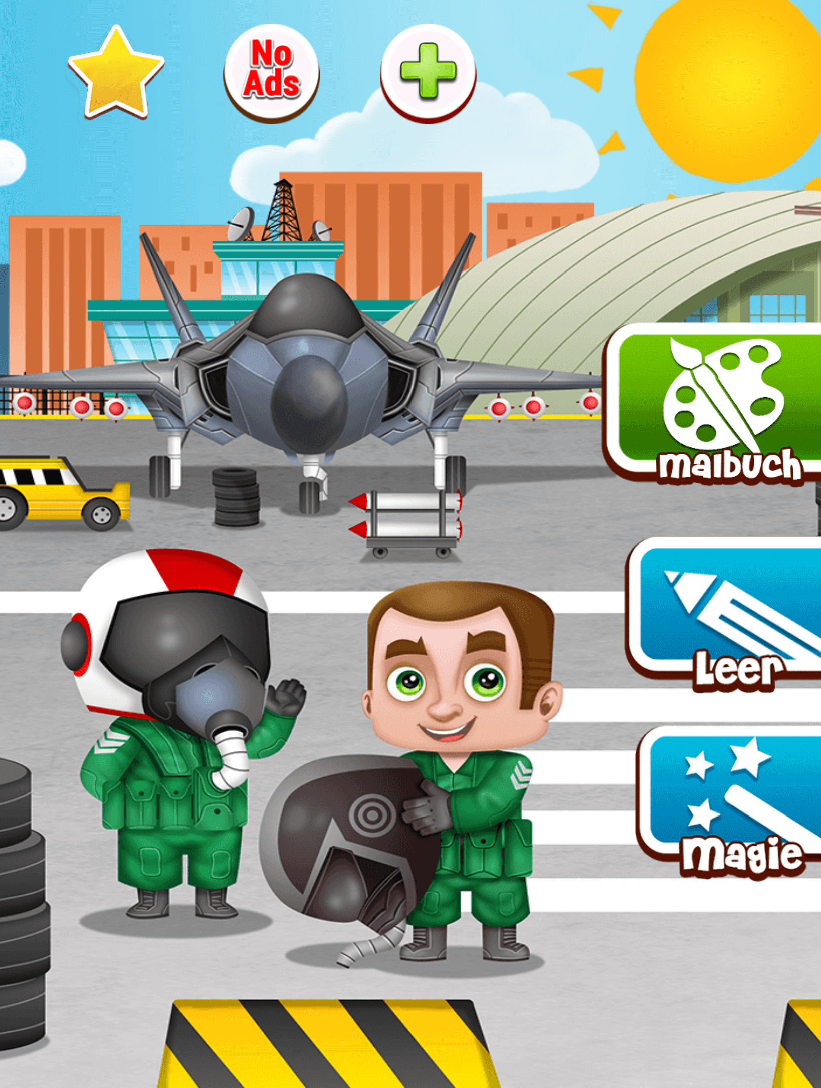 Android application Planes: painting game for kids screenshort