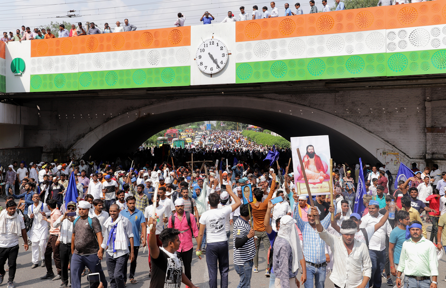 In Photos: How the protest against the Ravidas temple demolition unfolded in Delhi