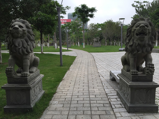 石狮人民广场右翼对狮雕塑21