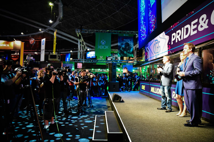 Paul "Redeye" Chaloner, pictured on the far right, announced earlier this week that he would be leaving esports. Chaloner, who has made numerous visits to SA to host esport events; pictured here at the annual Rage event in Johannesburg, 2016.