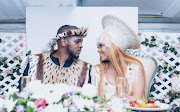 Newlyweds Kwanele Kubheka and Thabo Cele. 