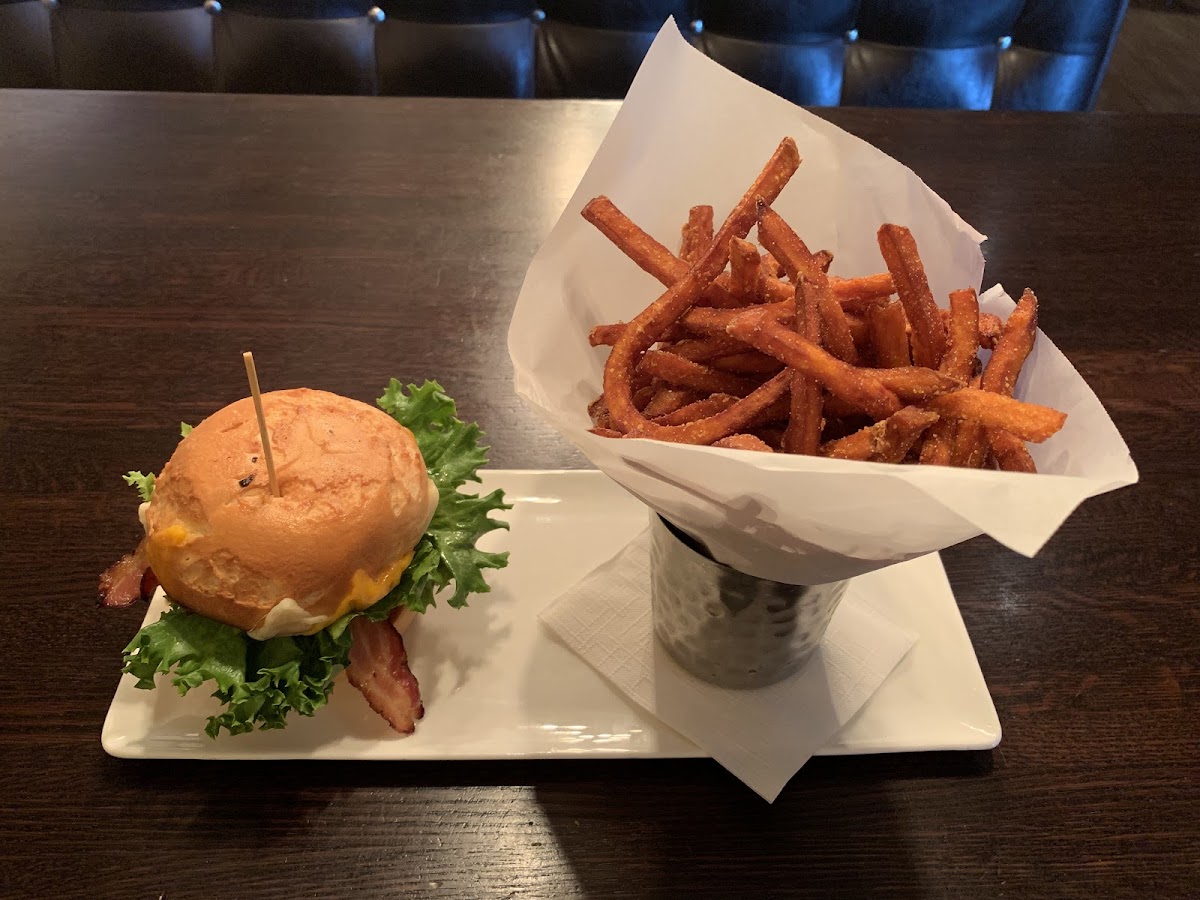 Gluten-Free Fries at Plan B Burger Bar