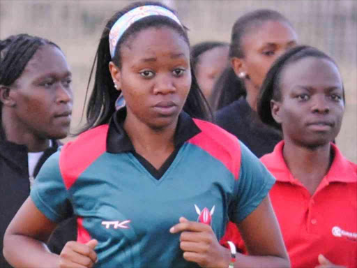 Pauline Naise during a past training session at City Park stadium. /FILE