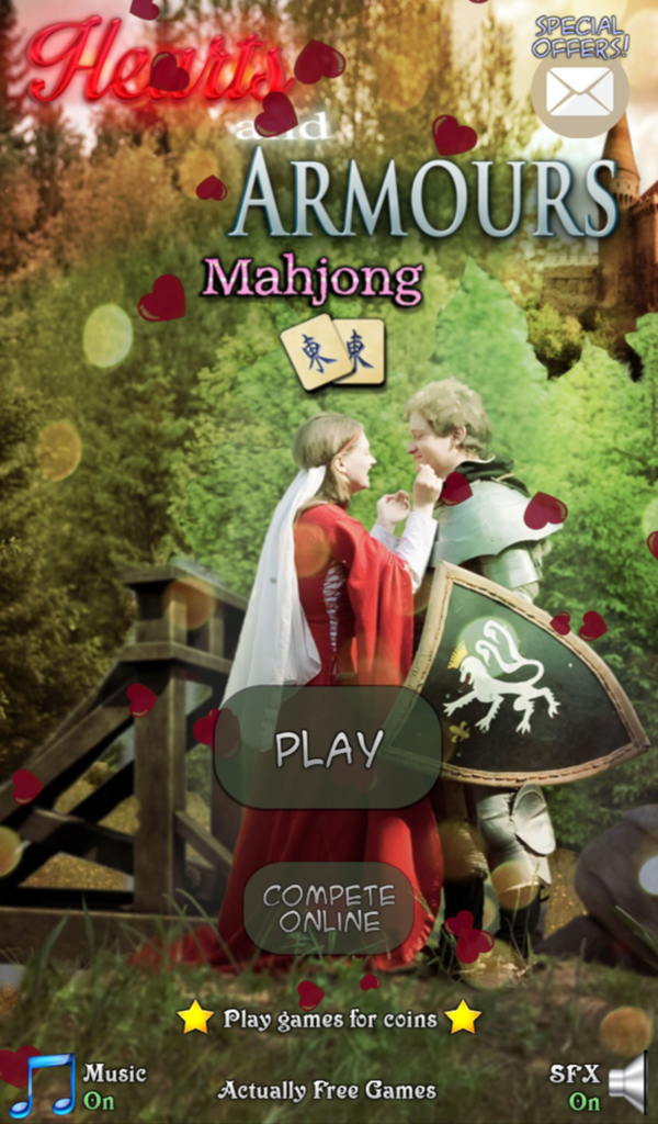 Android application Hidden Mahjong: Heart &amp; Armour screenshort