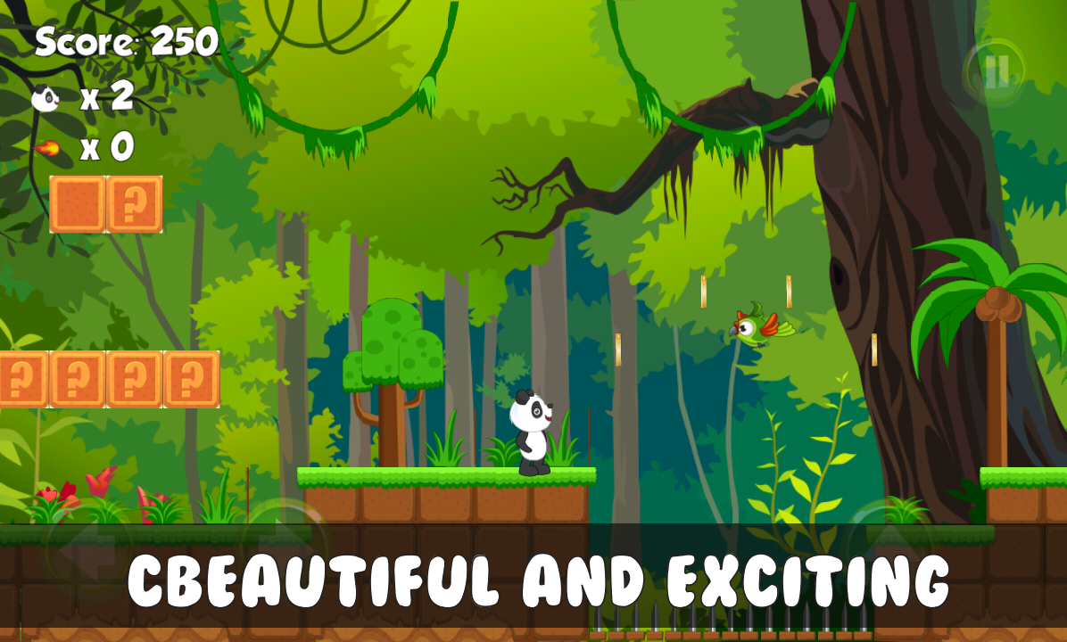 Android application Jungle Panda Adventure screenshort