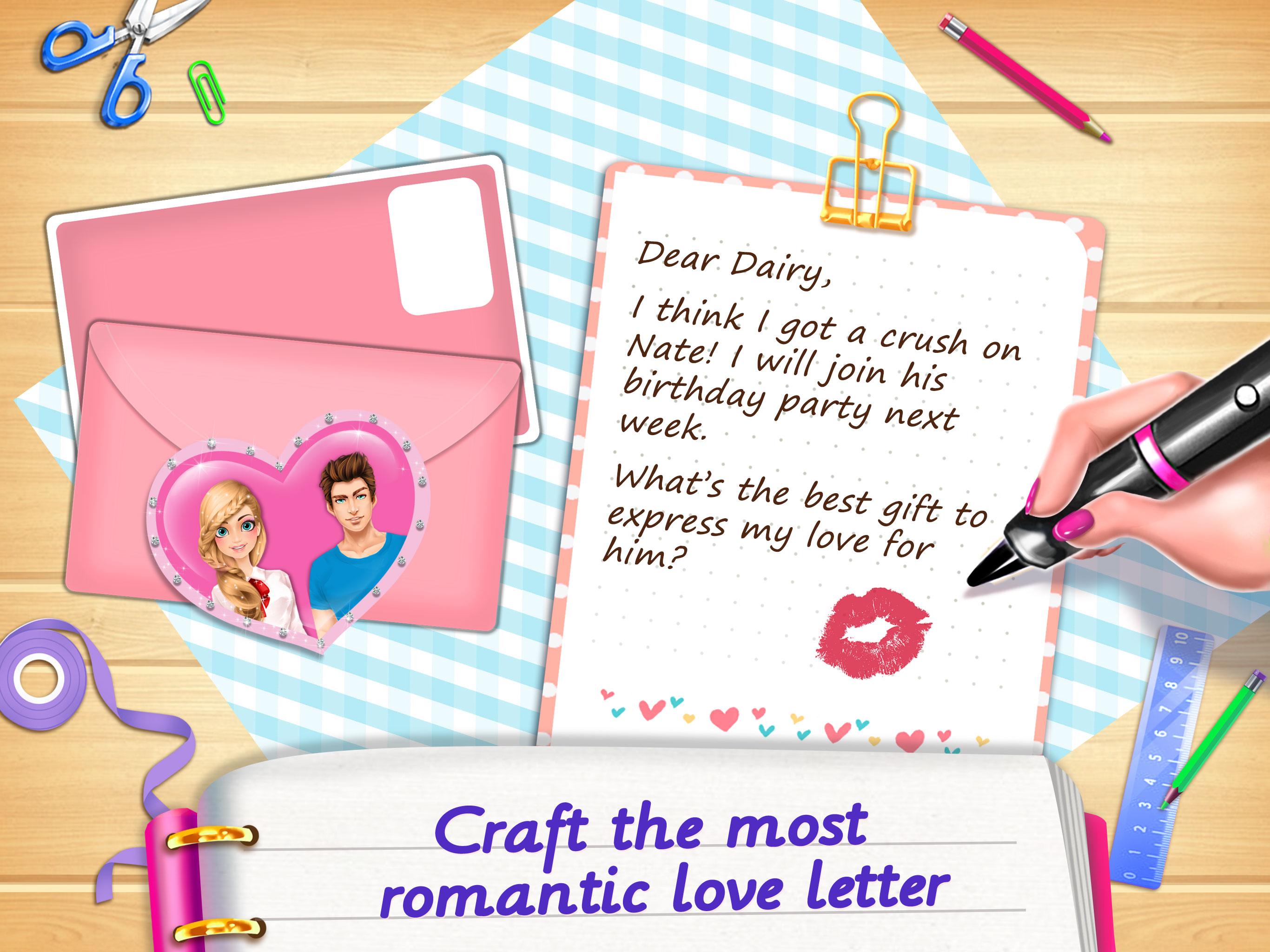 Android application Secret Love Diary! Story Games screenshort