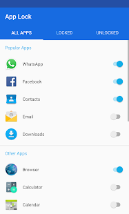 App Lock: Fingerprint Password Screenshot