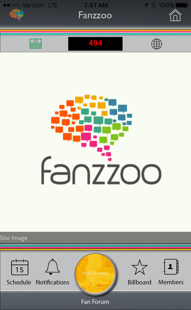 Android application Fanzzoo screenshort