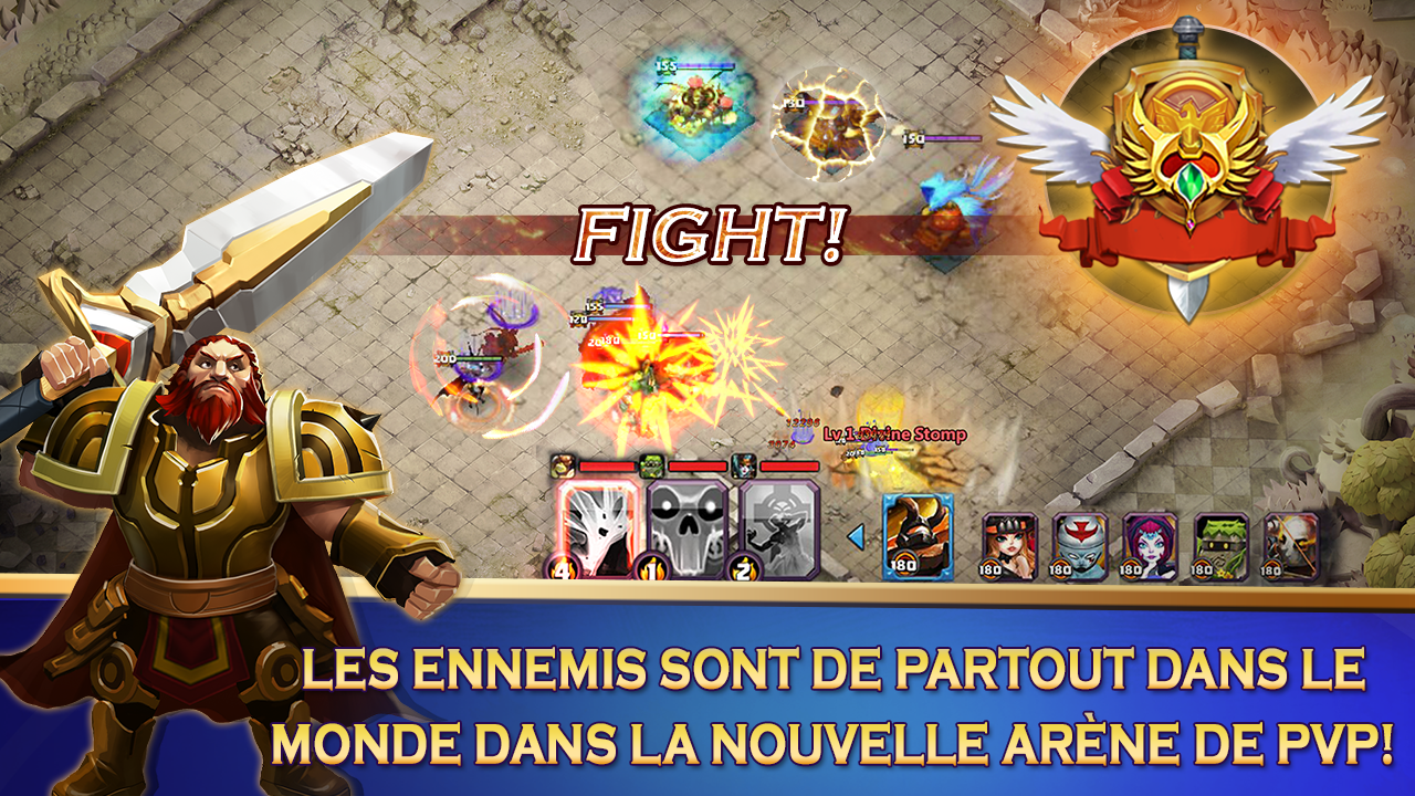 Android application Clash of Lords 2: Clash Divin screenshort