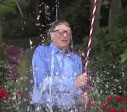 Bill Gates doing the ALS ice bucket challenge