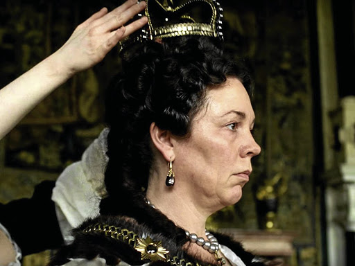 Olivia Colman as Queen Anne in 'The Favourite'.