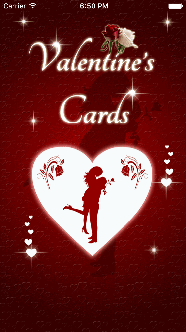 Android application Valentines Cards Maker &amp; SMS screenshort