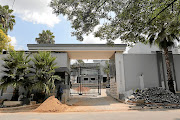 The entrance to Pastor Alph Lukau's house in Huntingdon Road, Morningside.