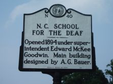 Opened 1894 under superintendent Edward McKee Goodwin. Main building designed by A. G. Bauer.Plaque via North Carolina Highway Historical Marker Program, and is used with their permission. Full...