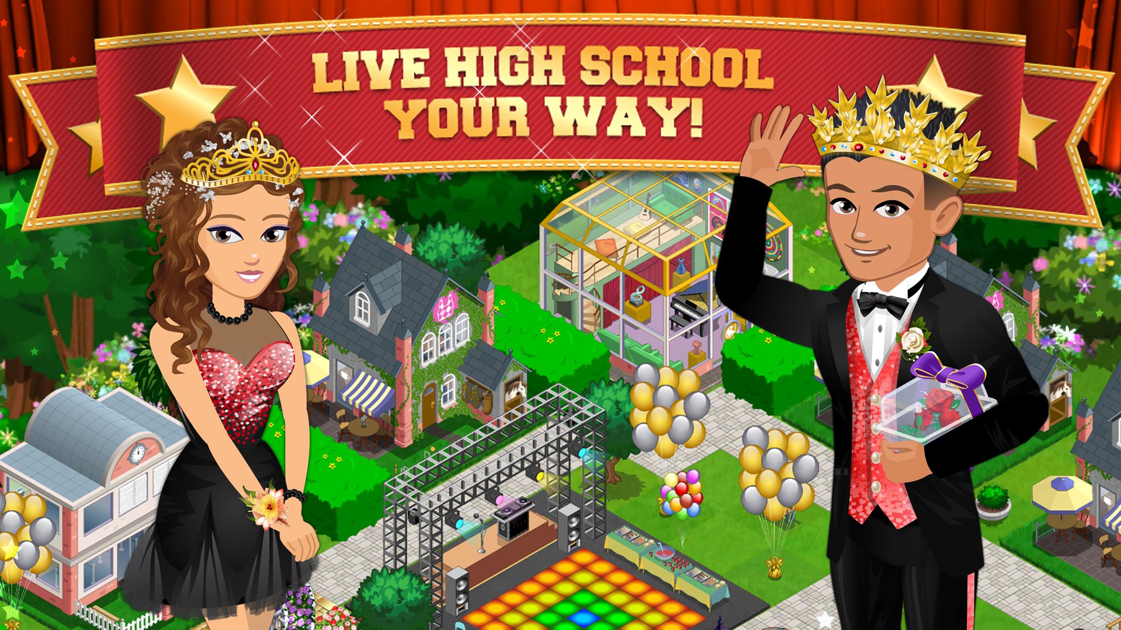Android application High School Story screenshort
