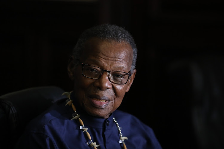 Mangosuthu Buthelezi has tested positive for Covid-19 for a second time. File image.