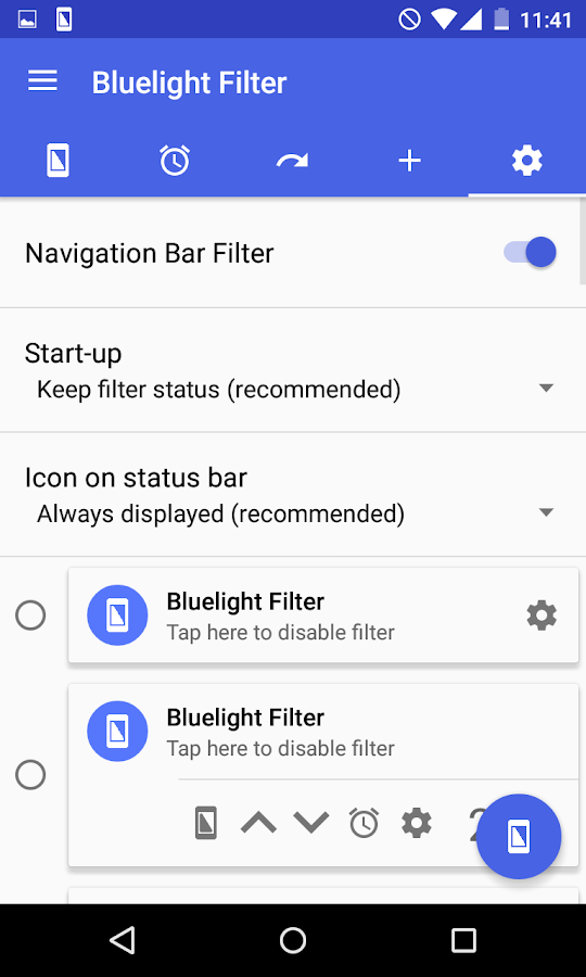    Bluelight Filter for Eye Care- screenshot  