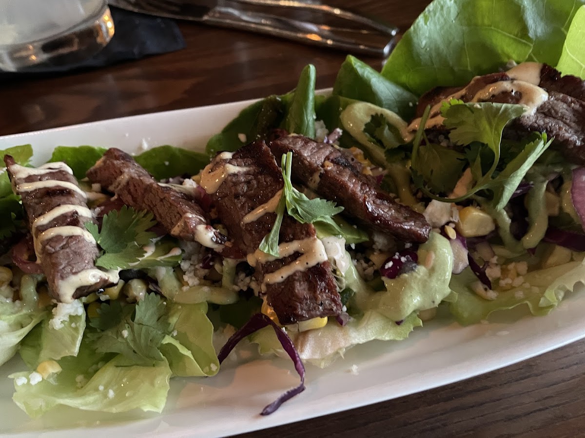 Steak wraps appetizer