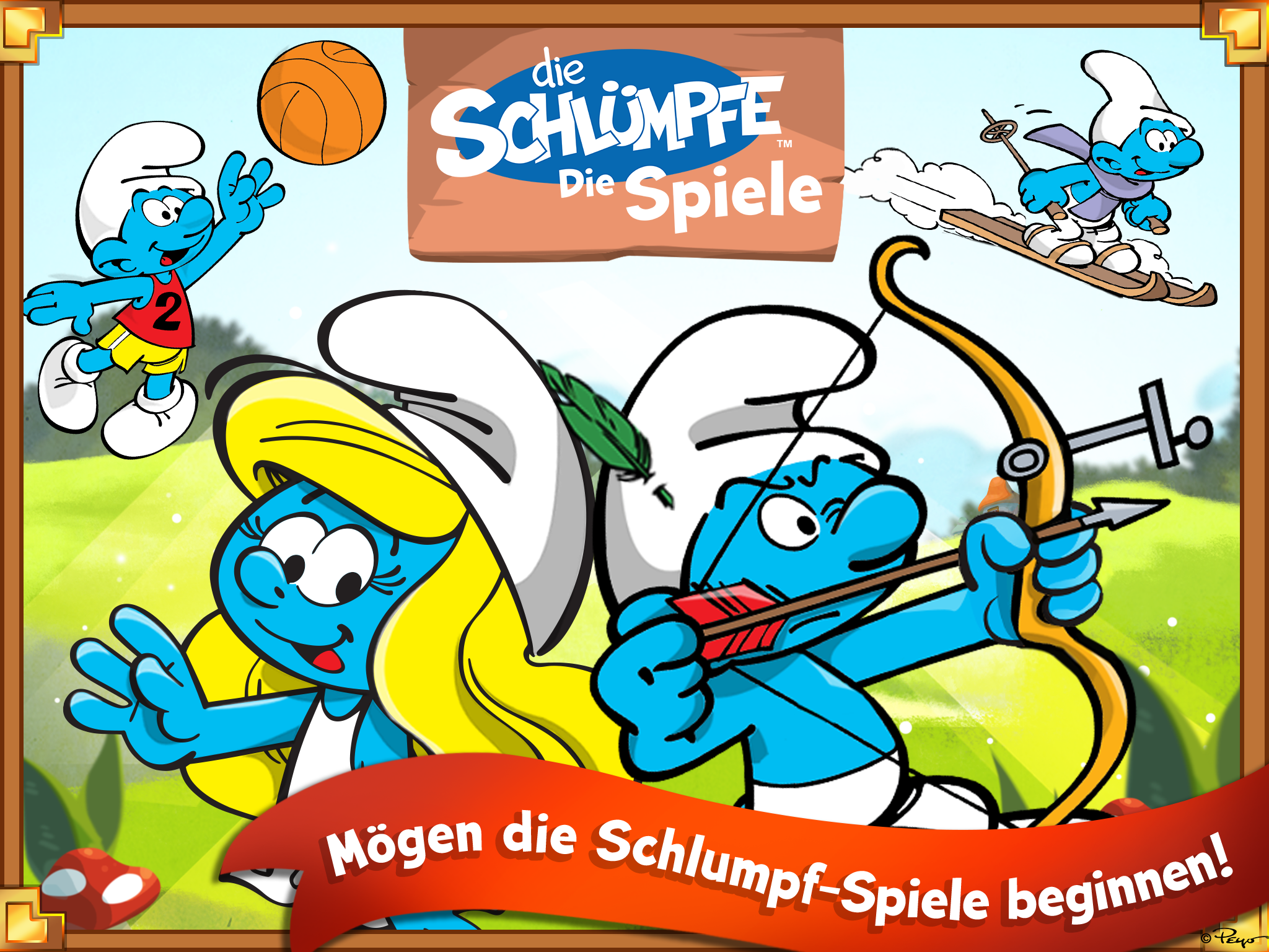 Android application The Smurf Games screenshort