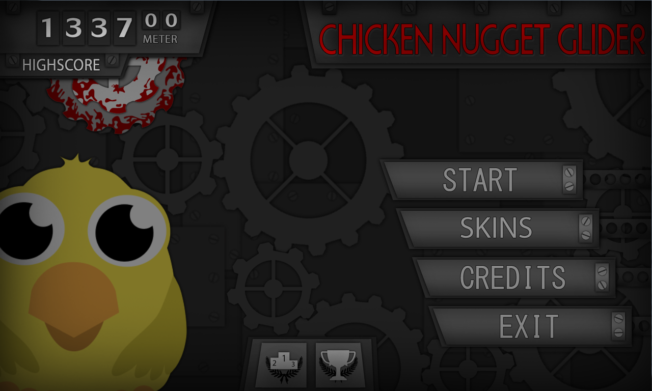 Android application Chicken Nugget Glider screenshort