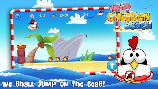   Ninja Chicken Beach- screenshot thumbnail   