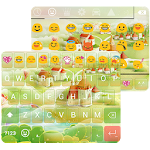 Fair Town Emoji Keyboard Theme Apk