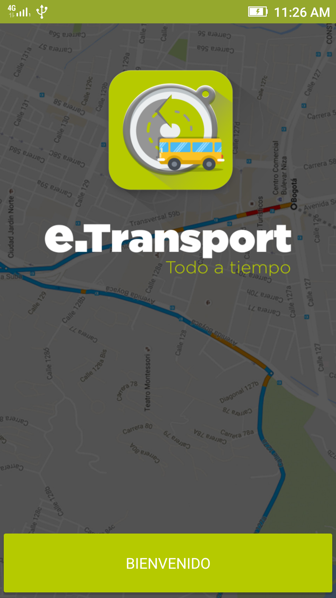 Android application E-Transport screenshort