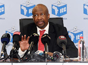 Electoral Commission CEO Sy Mamabolo speaks after an employee was fired for leaking ANC and MK Party candidates' lists before their publication had been authorised.