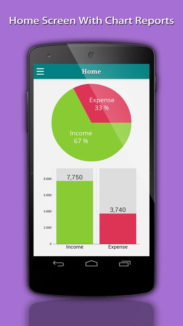 Android application Home Budget On Go screenshort