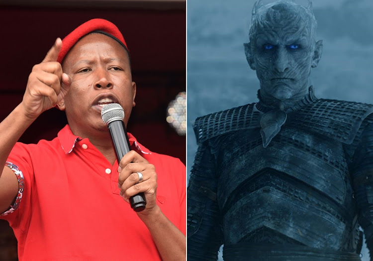 Julius Malema and the Night King.